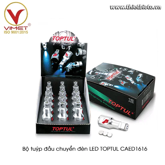 Tuýp đầu chuyển đèn LED TOPTUL CAED1616