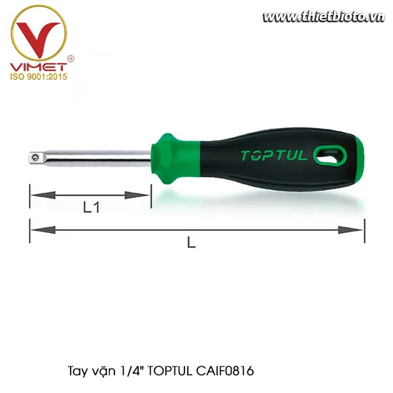 Tay vặn 1/4" TOPTUL CAIF0816