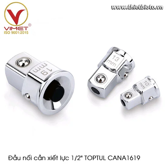 Đầu nối cần xiết lực 1/2" TOPTUL CANA1619