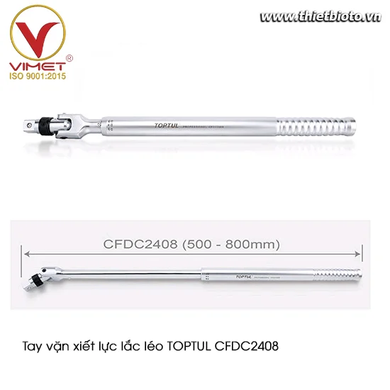 Tay vặn xiết lực lắt léo TOPTUL CFDC2408