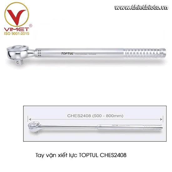 Tay vặn xiết lực  TOPTUL CHES2408