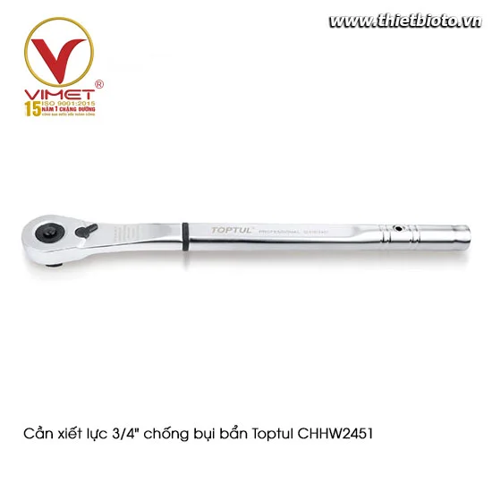 Cần xiết lực 3/4" chống bụi bẩn Toptul CHHW2451