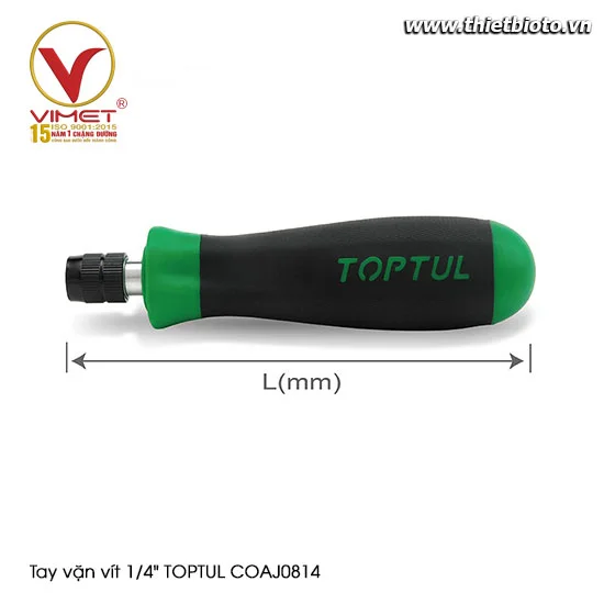 Tay vặn vít 1/4" TOPTUL COAJ0814