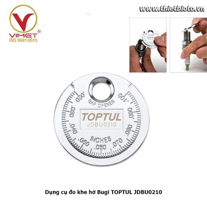 Dụng cụ đo khe hở Bugi TOPTUL JDBU0210