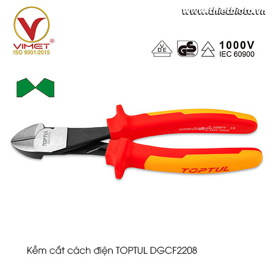 Kềm cắt cách điện TOPTUL DGCF2208