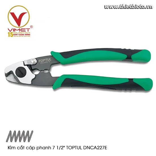 Kìm cắt cáp phanh 7 1/2" TOPTUL DNCA227E