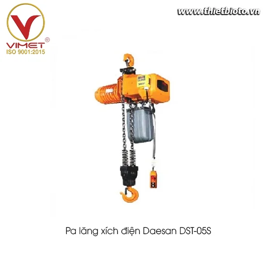 Pa lăng xích điện DST-0.5S 0.5 tấn cố định
