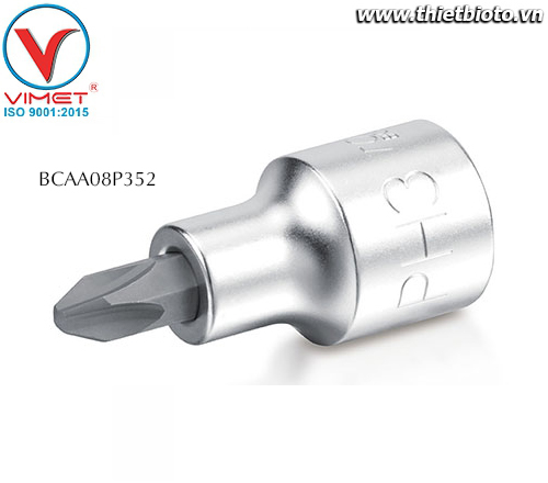 Đầu tuýp mũi vít 1/4