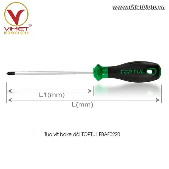 Tua vít bake dài TOPTUL FBAF0220