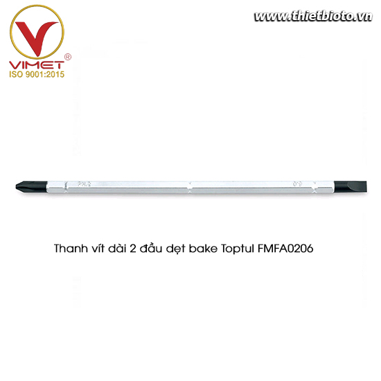 Thanh vít dài 2 đầu dẹt bake Toptul FMFA0206