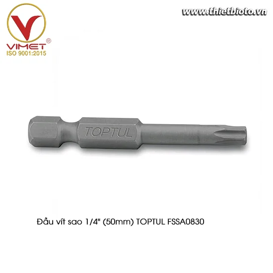 Đầu vít sao 1/4" (50mm) TOPTUL FSSA0830