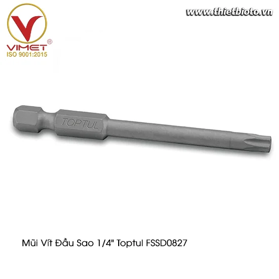 Mũi vít đầu sao 1/4" Toptul FSSD0827