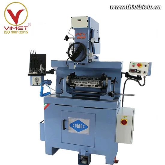 Máy mài bề mặt suppap trên thân nắp lốc máy COMEC FSV100