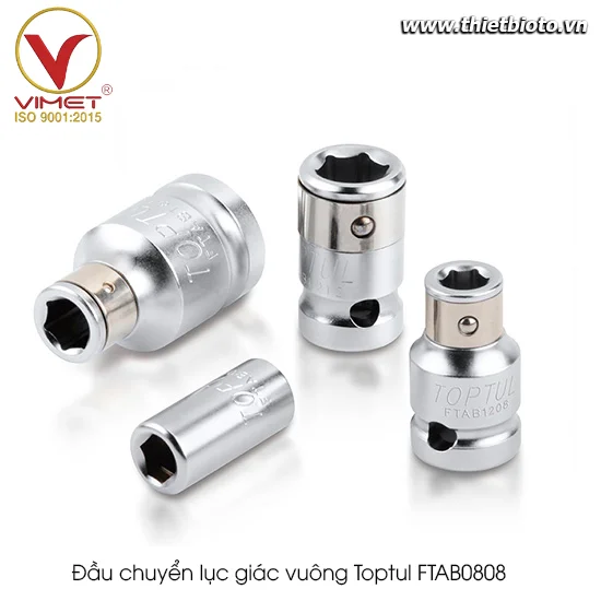 Đầu chuyển lục giác vuông Toptul FTAB0808