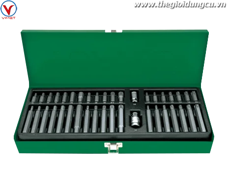 Bộ đầu mũi vít bông 3/8" và 1/2" 40pcs Toptul GAAD4002