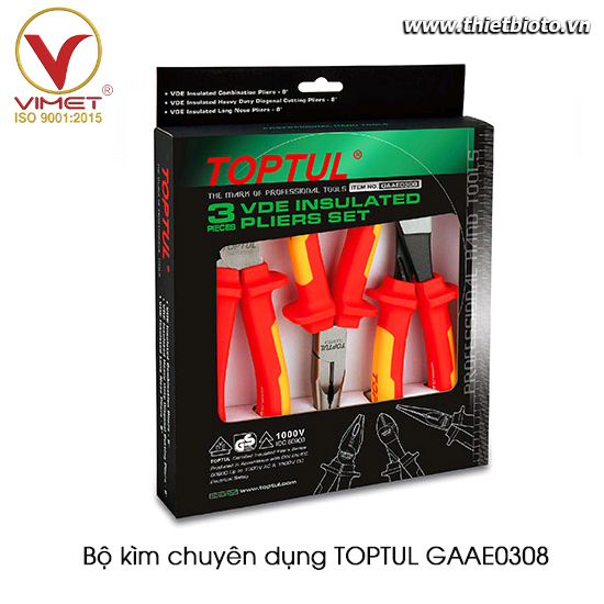 Bộ kìm chuyên dụng TOPTUL GAAE0308