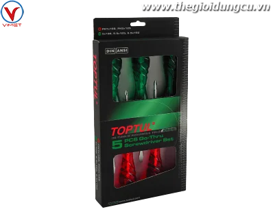 Bộ tua vít chống trượt 5 chi tiết Toptul GAAE0506