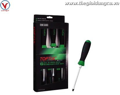 Bộ tua vít chống trượt 6 chi tiết Toptul GAAE0608