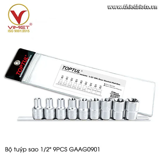 Bộ tuýp sao 1/2" 9PCS GAAG0901