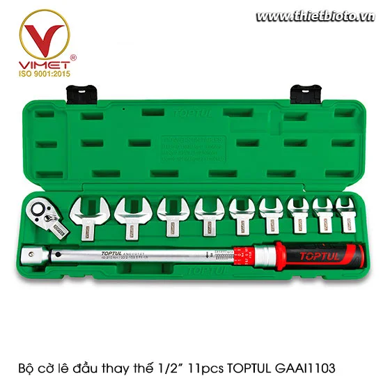 Bộ cờ lê đầu thay thế 1/2” 11pcs TOPTUL GAAI1103