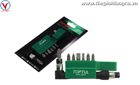 Bộ đầu mũi vít 1/4" 8pcs Toptul GAAL0802