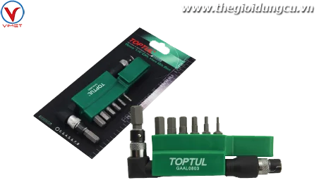 Bộ đầu mũi vít 1/4" Toptul GAAL0803