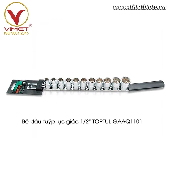 Bộ đầu tuýp lục giác 1/2" TOPTUL GAAQ1101