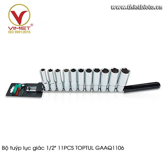 Bộ tuýp lục giác 1/2" 11PCS TOPTUL GAAQ1106
