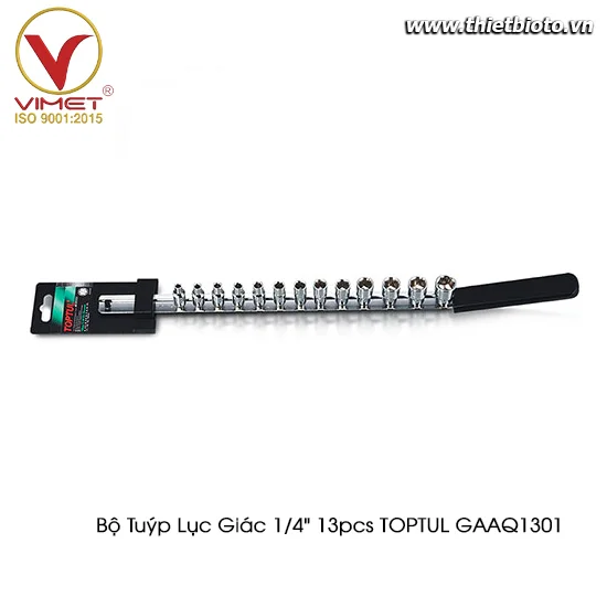 Bộ tuýp lục giác 1/4" 13pcs TOPTUL GAAQ1301