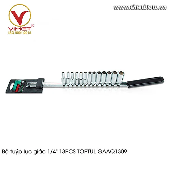 Bộ tuýp lục giác 1/4" 13PCS TOPTUL GAAQ1309