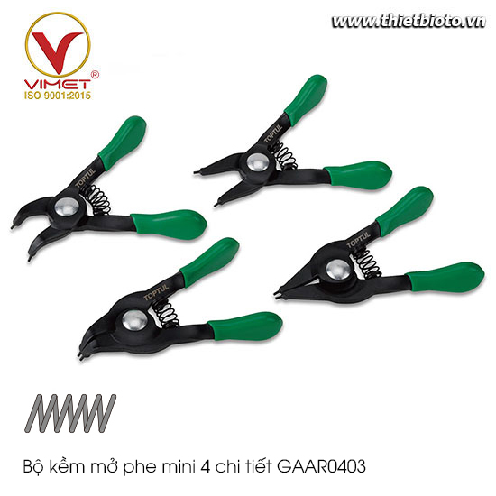 Bộ kềm mở phe mini 4 chi tiết GAAR0403