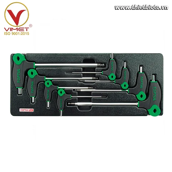 Bộ tuýp lục giác chữ L 8 chi tiết Toptul GAAT0811