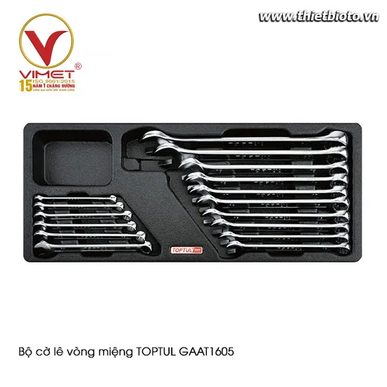 Bộ cờ lê vòng miệng TOPTUL GAAT1605