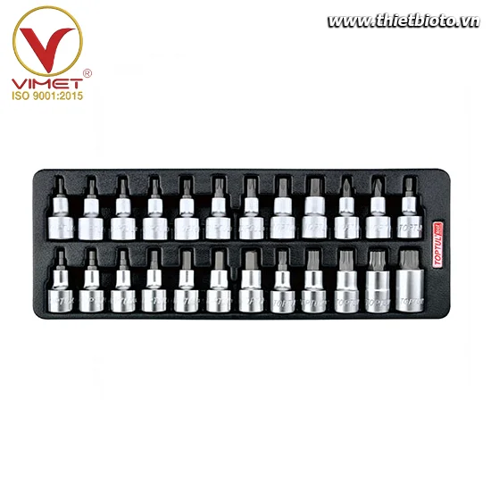Bộ mũi vít 1/2" 24 chi tiết Toptul GAAT2403
