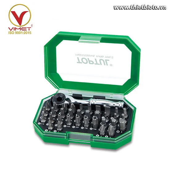 Bộ cần siết và mũi vít đa năng 1/4" TOPTUL GACW3503
