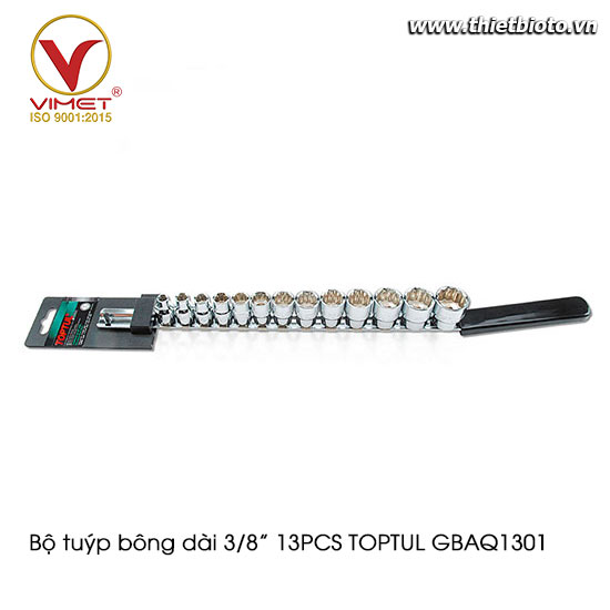 Bộ tuýp bông dài 3/8” 13PCS TOPTUL GBAQ1301