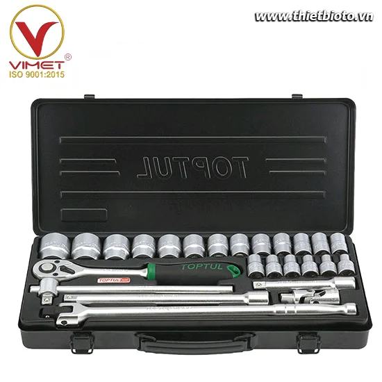 Bộ đồ nghề tuýp lục giác 1/2"   Toptul GBB2515