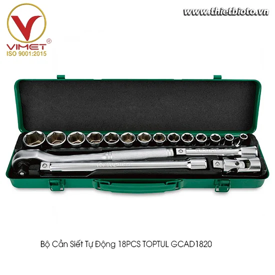 Bộ Cần Siết Tự Động 18PCS TOPTUL GCAD1820