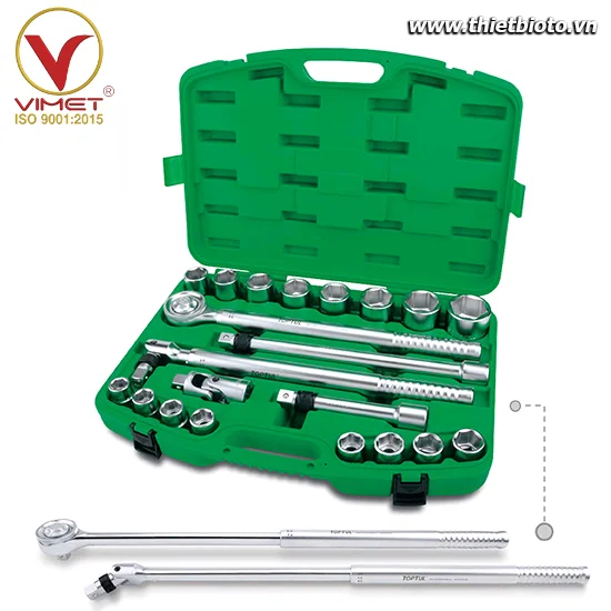Bộ đầu tuýp 3/4" 21PCS TOPTUL GCAI2105
