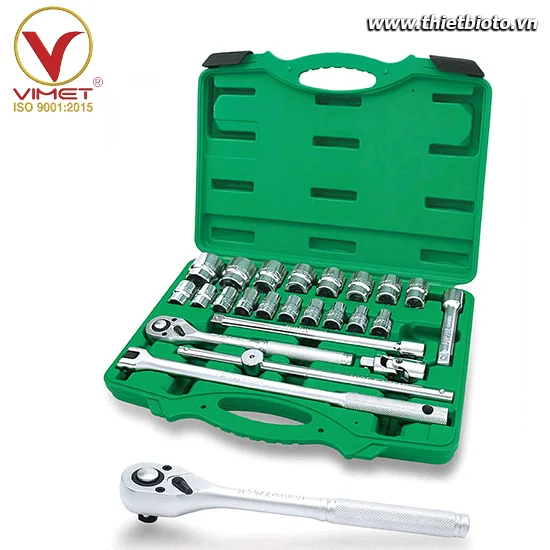 Bộ tuýp đầu bông 1/2" 24 chi tiết TOPTUL GCAI2413