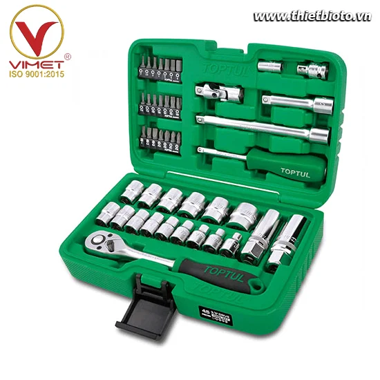 Hộp đầu tuýp 3/8" 45 chi tiết TOPTUL GCAI4503