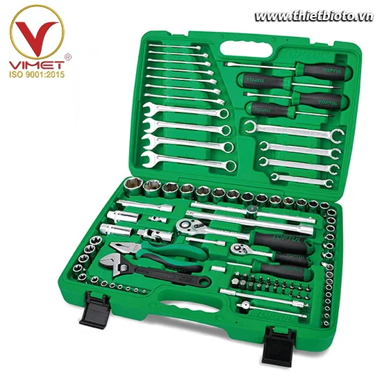 Bộ đồ nghề xách tay 96PCS TOPTUL GCAI9601