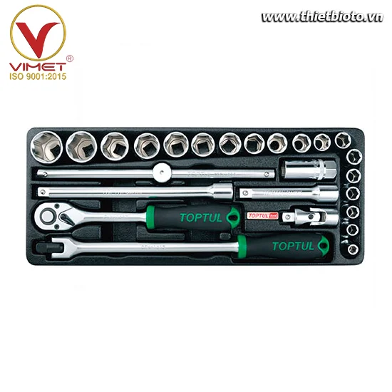Bộ tuýp lục giác 1/2" 25 chi tiết Toptul GCAT2509