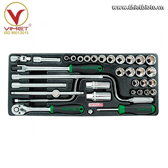 Bộ tuýp 3/8 " - 34 chi tiết TOPTUL GCAT3403