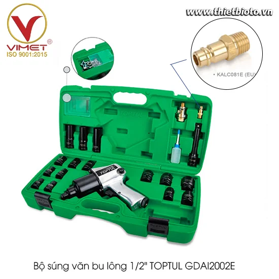 Bộ súng văn bu lông 1/2" TOPTUL GDAI2002E