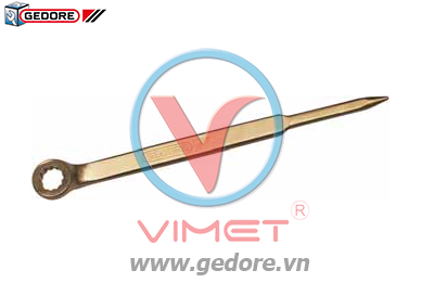 Cờ lê mở với trục nhọn GED0137526S Gedore