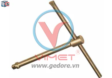 Cần siết kiểu tay trượt chữ T 1/2" 245mm GED0370012S Gedore