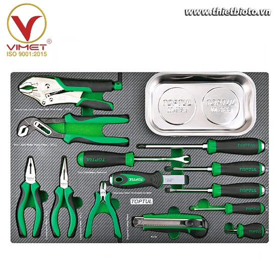 Khay dụng cụ cầm tay 14 chi tiết Toptul GED4646