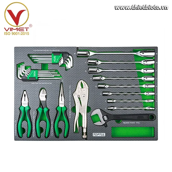 Khay dụng cụ cầm tay 31 chi tiết Toptul GED3127