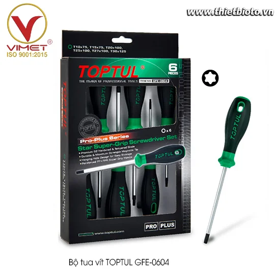 Bộ tua vít TOPTUL GFE-0604